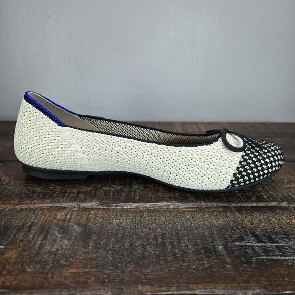 NEW Rothys The Ballet Flat Bow Womens 6.5 Flats Slip On Ballet Shoes Brown - Picture 8 of 11